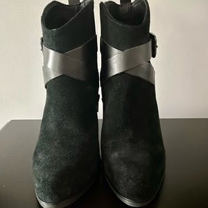 Guess Suede Heeled Bootie - Size 8